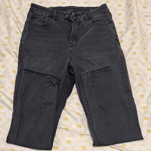 American Eagle Outfitters Dark Gray Relaxed Jeans